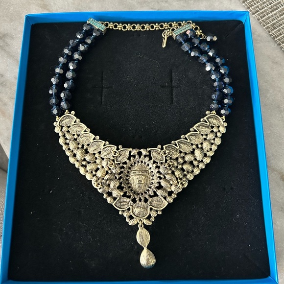 Heidi Daus SWAROVSKI Crystal Beaded Crystal Drop Necklace ~ Worth Waiting For - Picture 2 of 3